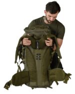 Рюкзак тактичний 100 л. рамний з водонепроникного матеріалу ОЛИВКОВИЙ - Зображення 4