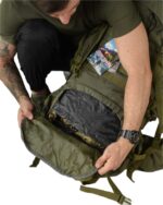 Рюкзак тактичний 100 л. рамний з водонепроникного матеріалу ОЛИВКОВИЙ - Зображення 6