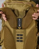 Рюкзак тактичний 100 л. рамний з водонепроникного матеріалу КОЙОТ - Зображення 4