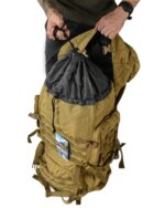 Рюкзак тактичний 100 л. рамний з водонепроникного матеріалу КОЙОТ - Зображення 8