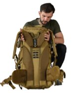 Рюкзак тактичний 100 л. рамний з водонепроникного матеріалу КОЙОТ - Зображення 12