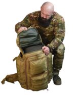 Рюкзак тактичний 100 л. рамний з водонепроникного матеріалу Cordura 1000D - Зображення 10