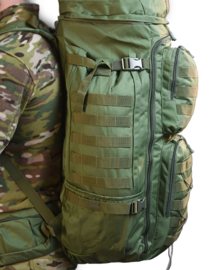 Рюкзак тактичний 100 л. рамний з водонепроникного матеріалу Cordura 1000D - Зображення 3