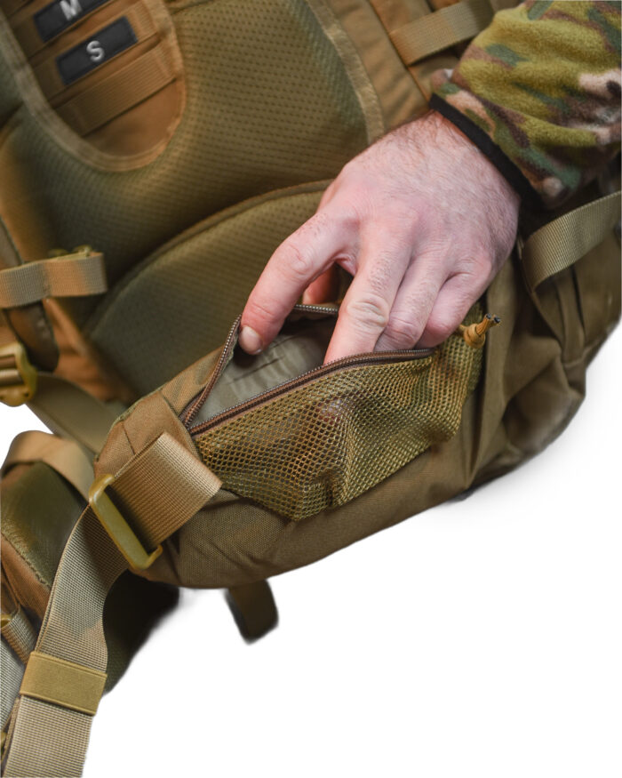 Рюкзак тактичний 80 л. з водонепроникного матеріалу ОЛИВА - Зображення 2