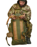 Рюкзак тактичний 80 л. з водонепроникного матеріалу ОЛИВА - Зображення 7