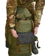 Рюкзак тактичний 80 л. з водонепроникного матеріалу ОЛИВА - Зображення 11