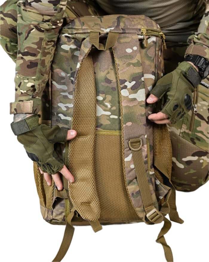 Рюкзак тактичний 60 л. з водонепроникного матеріалу МУЛЬТИКАМ - Зображення 8
