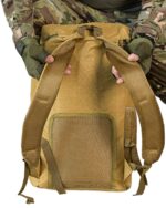 Рюкзак тактичний 60 л. з водонепроникного матеріалу КОЙОТ - Зображення 8