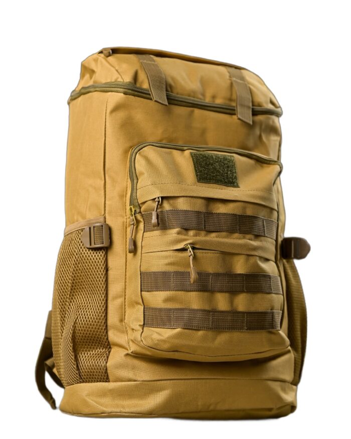 Рюкзак тактичний 60 л. з водонепроникного матеріалу КОЙОТ - Зображення 1