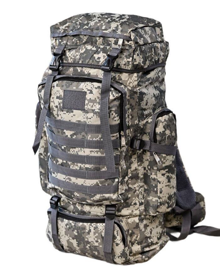 Рюкзак тактичний 50 л. із зносостійкого, водонепроникного матеріалу ПІКСЕЛЬ - Зображення 3