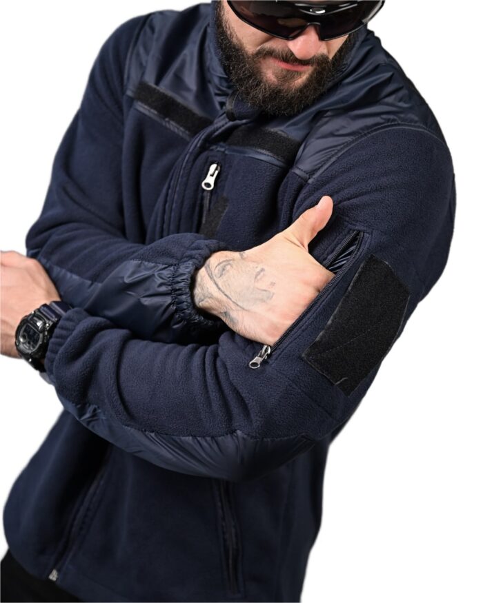 Тактична флісова кофта Polar 250 Синій - Зображення 6