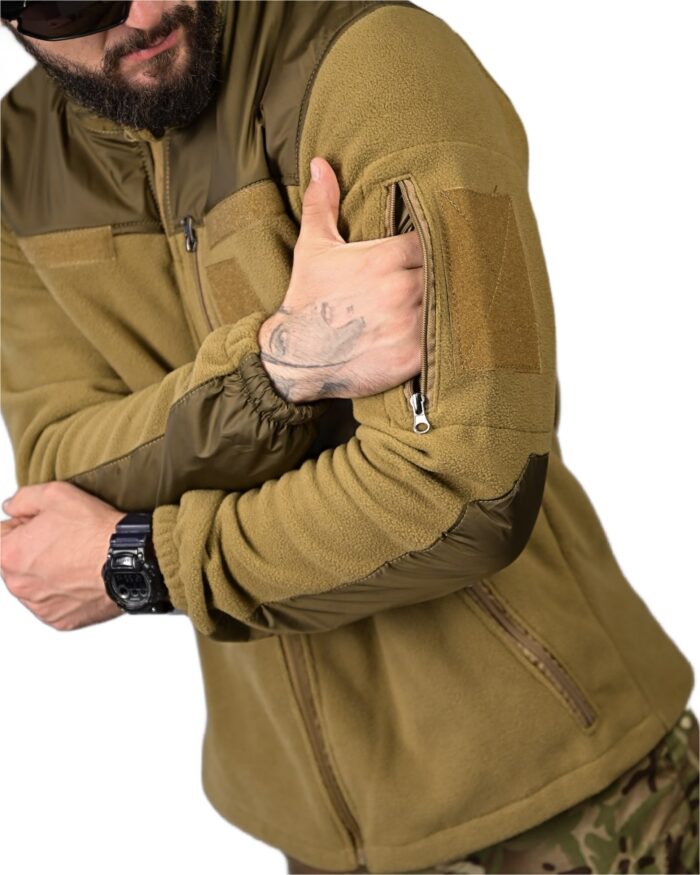 Тактична флісова кофта Polar 250 Койот - Зображення 2