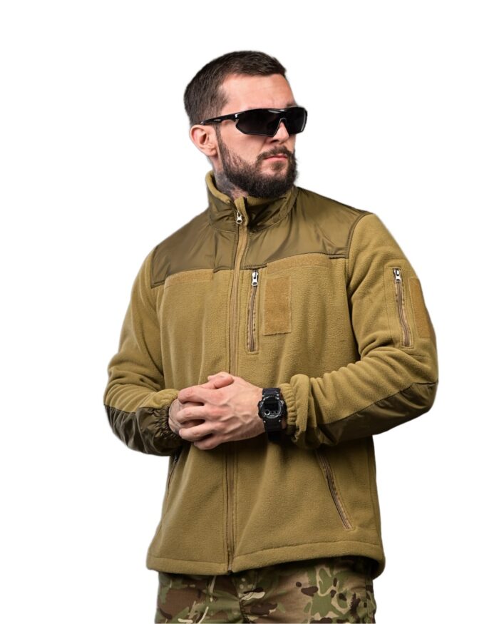 Тактична флісова кофта Polar 250 Койот - Зображення 3