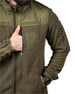 Тактична флісова кофта Polar 250 Оливковий - Зображення 3