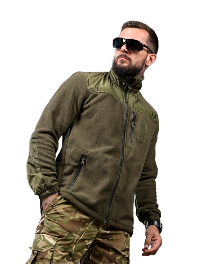 Тактична флісова кофта Polar 250 Оливковий - Зображення 5