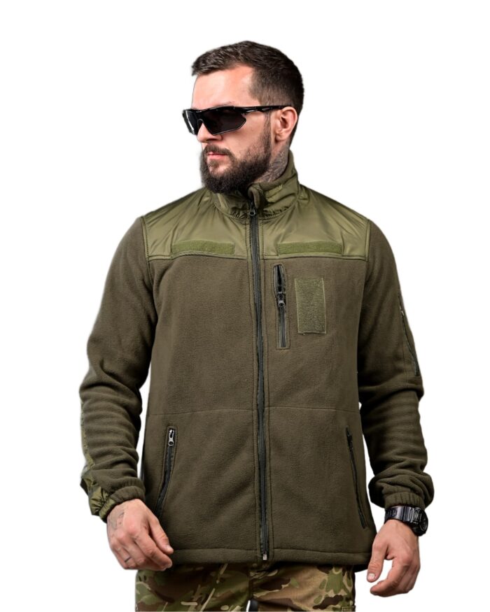 Тактична флісова кофта Polar 250 Оливковий - Зображення 1
