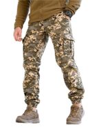 Зимові тактичні штани Softshell з флісовою підкладкою Піксель - Зображення 2