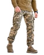 Зимові тактичні штани Softshell з флісовою підкладкою Піксель - Зображення 5