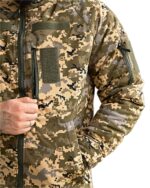 Зимова тактична куртка Softshell + Omni-Heat -20°C Піксель ММ-14 - Зображення 4