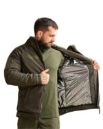 Зимова тактична куртка Softshell + Omni-Heat -20°C Олива - Зображення 2