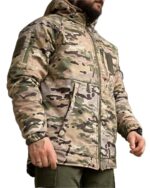 Зимова тактична куртка Softshell + Omni-Heat -20°C Мультикам - Зображення 4