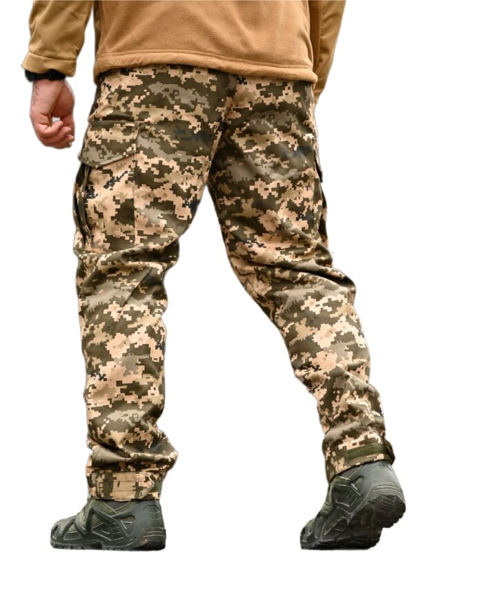 Зимові тактичні штани з флісовою підкладкою S - 6XL Піксель - Зображення 3