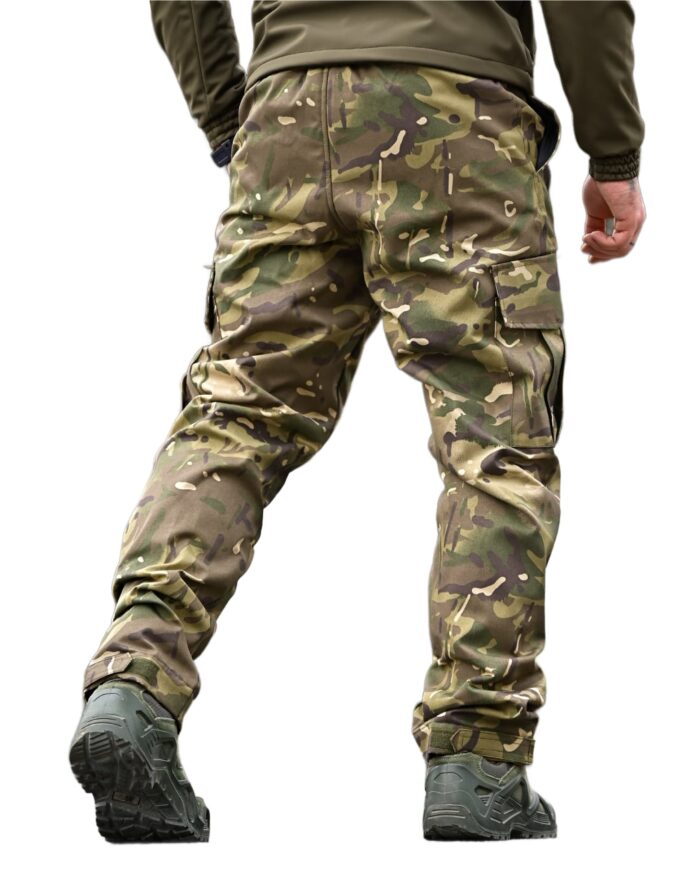 Зимові тактичні штани з флісовою підкладкою S - 6XL Мультикам - Зображення 3