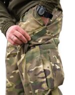 Зимові тактичні штани з флісовою підкладкою S - 6XL Мультикам - Зображення 5