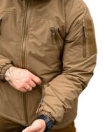 Зимова тактична куртка YINREN Scorpion (Gore Windstopper + G-Loft утеплювач) Койот - Зображення 7