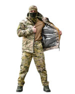 Зимовий тактичний костюм Gamma Force Softshell + Omni-Heat + Slimtex Мультикам