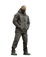 Зимовий тактичний костюм Gamma Force Softshell + Omni-Heat + Slimtex Оливковий - Зображення 4