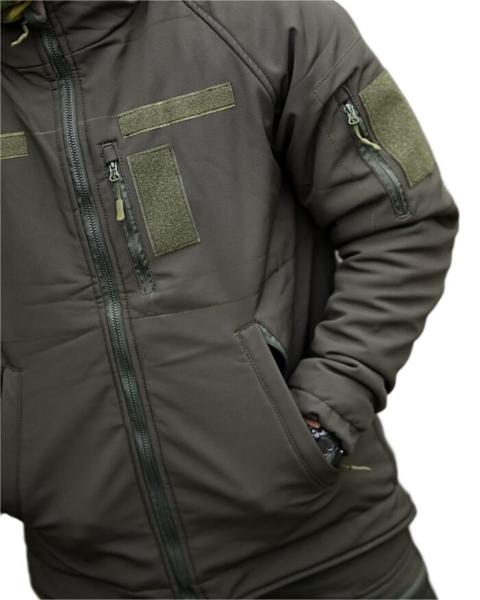 Тактична флісова кофта Polar 250 Оливковий - Зображення 8