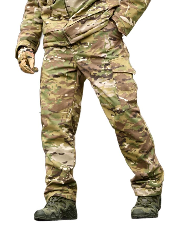 Зимові тактичні штани на флісі Nothern Мультикам - Зображення 2