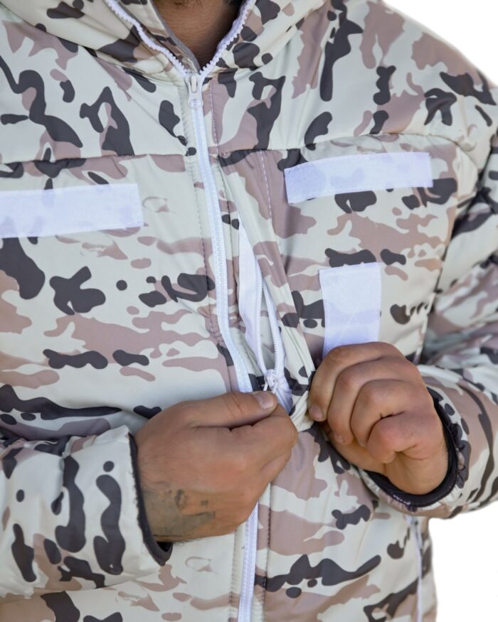 Зимова камуфляжна куртка Falcon Military White Camo - Зображення 3