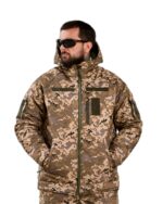 Зимова тактична куртка Softshell + Omni-Heat -20°C Піксель - Зображення 4