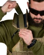 Плитоноска Plate carrier Cordura 4 точки скидання Мультикам - Зображення 7