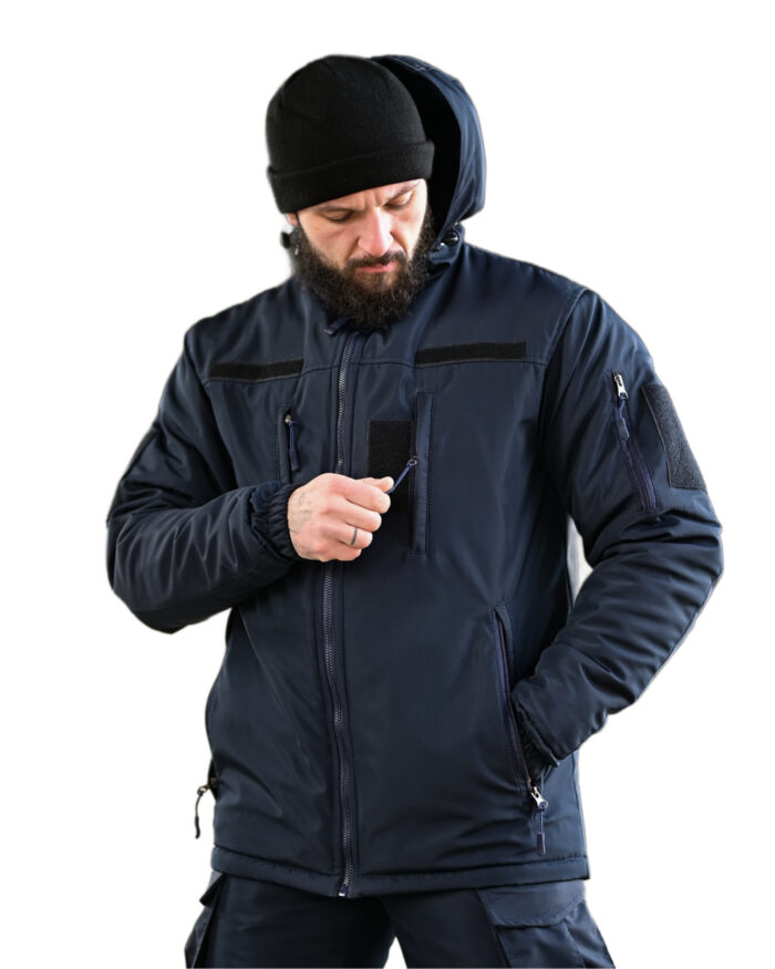 Зимовий тактичний костюм Northern 2 в 1 Primaloft + Omni-Heat Синій - Зображення 5