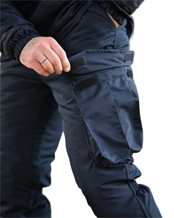 Зимовий тактичний костюм Northern 2 в 1 Primaloft + Omni-Heat Синій - Зображення 10