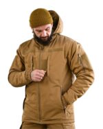 Зимовий тактичний костюм Northern 2 в 1 Primaloft + Omni-Heat Койот - Зображення 4