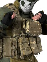 Тактична плитоноска Revenger з підсумками Cordura 4 точки скидання Піксель - Зображення 3