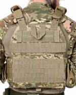 Тактична плитоноска з підсумками Cordura 4 точки скидання Мультикам - Зображення 3