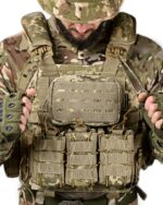 Тактична плитоноска з підсумками Cordura 4 точки скидання Мультикам - Зображення 4
