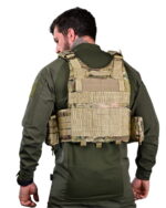 Тактична плитоноска Attack з напашником та підсумками CORDURA Мультикам - Зображення 3