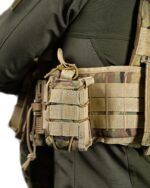 Тактична плитоноска Attack з напашником та підсумками CORDURA Мультикам - Зображення 6