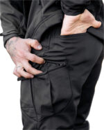 Тактичні штани Maximus Softshell з флісовою підкладкою Темно сірий - Зображення 4