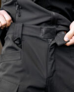 Тактичні штани Maximus Softshell з флісовою підкладкою Темно сірий - Зображення 5