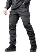 Тактичні штани Maximus Softshell з флісовою підкладкою Темно сірий - Зображення 7