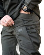 Тактичні штани Maximus Softshell з флісовою підкладкою Оливковий - Зображення 4