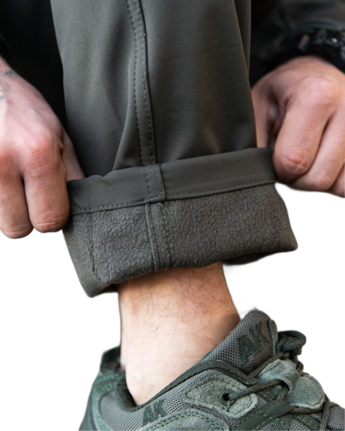 Тактичні штани Maximus Softshell з флісовою підкладкою Оливковий - Зображення 7