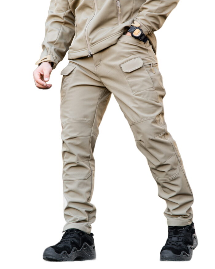 Тактичні штани Maximus Softshell з флісовою підкладкою Койот - Зображення 1